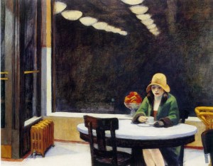 hopper_-_Mujer_tomando_cafe